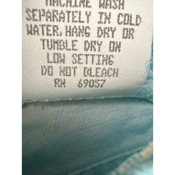 Vtg. Paris Blues Women's Size 7 Low Rise Flare Daisy Jeans Y2K  Made in USA - Picture 8 of 14